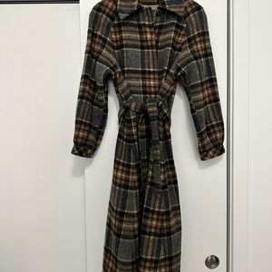 Vintage wool trench coat